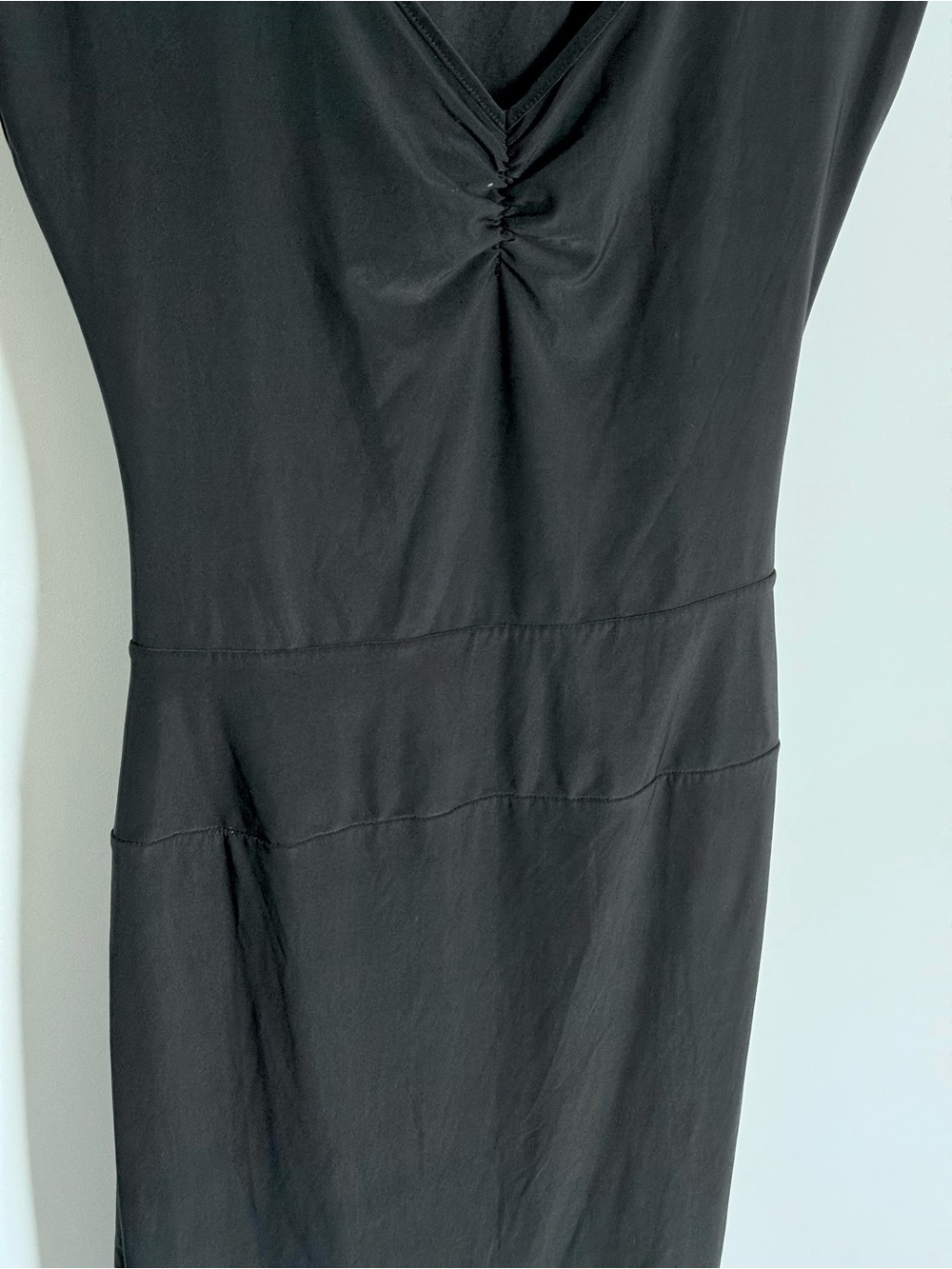 Express Black V-Neck Cutout Back Dress Small - Picture 5 of 13